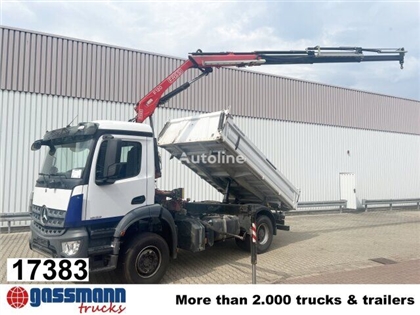 Mercedes Arocs 1832 K 4x2, Fassi Kran 120.B.1.23, 9.75m