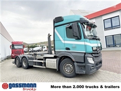 Mercedes Actros Ciężarówka hakowiec Mercedes-Benz Actros 2545 L 6x2/46, Retarder, Lenk-/Liftachse