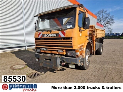 Scania 93H 250 4x4 mit Kran Palfinger PK8000