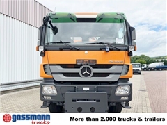 Mercedes Actros Wywrotka Mercedes-Benz Actros 1832 AK 4x4, Winterdienstaustattung, Kran