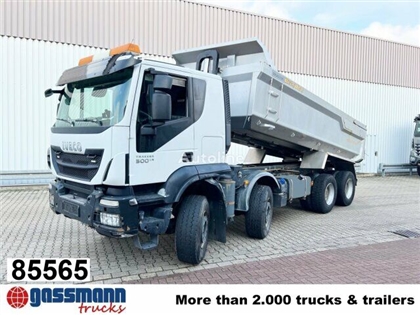 Iveco Trakker AT410T50 8x4, Stahlmulde ca. 16m³