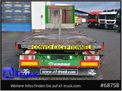 Naczepa platforma Krone Liftachse, Container,Twist