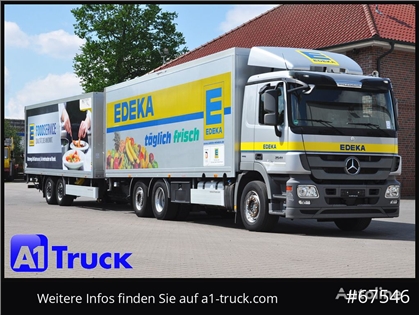 Mercedes Actros Ciężarówka furgon Mercedes-Benz Actros 2541 MP3 + przyczepa furgon