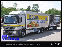 Mercedes Actros Ciężarówka furgon Mercedes-Benz Actros 2541 MP3 + przyczepa furgon