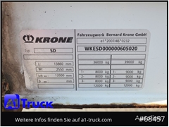 Naczepa platforma Krone SD, Plattform, 1 Vorbesitz