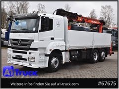 Mercedes Axor Ciężarówka burtowa Mercedes-Benz Axor 2543, Atlas 170.2 Kran, Lift-Lenkachse