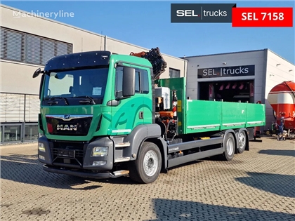 Żuraw samojezdny MAN TGS 26.460 6X2-4 BL HIAB 122