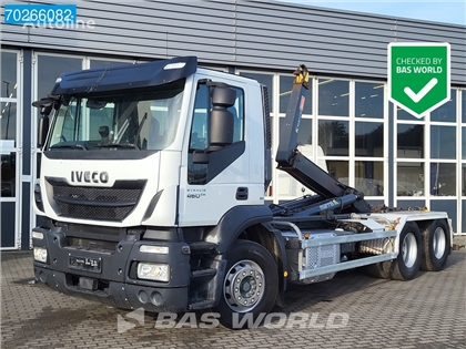 Iveco Stralis XP 440S46 6X2 20T Marrel Hooklift ActiveDa