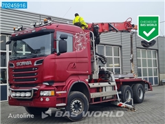 Scania R580 6X4 Jonsered J28505 83 Crane Kran Steel-suspe