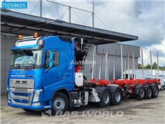 Volvo FH Ciągnik siodłowy Volvo FH 540 6X4 Holz Kran Palfinger Q170Z96 Crane Xenon Liftachse