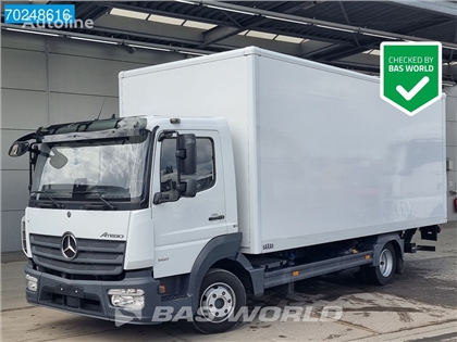 Mercedes Atego Ciężarówka furgon Mercedes-Benz Atego 821 4X2 8tonner Automatic Ladebordwand Euro 6