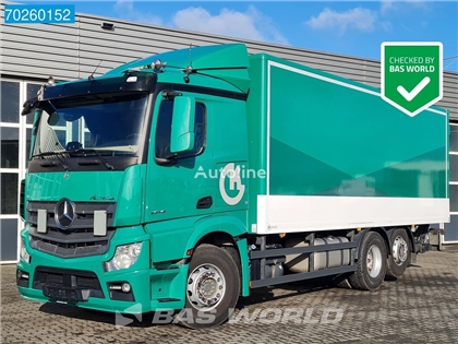 Mercedes Actros Ciężarówka furgon Mercedes-Benz Actros 2545 6X2 Retarder Ladebordwand Liftachse ACC