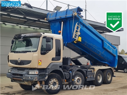 Renault Kerax 460 8X4 Meiller Tipper Full Steel Big-Axle E