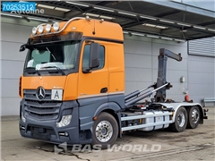 Mercedes Actros Ciężarówka hakowiec Mercedes-Benz Actros 2545 6X2 20tons Palfinger Lift-lenkachse Alcoa&039;s ACC Navi