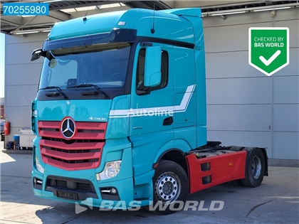 Mercedes Actros Ciągnik siodłowy Mercedes-Benz Actros 1842 4X2 Big-Space Retarder 2x Tanks Standklima ACC