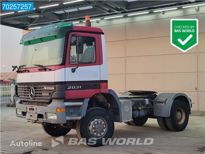 Mercedes Actros Ciągnik siodłowy Mercedes-Benz Actros 2031 4X4 Manual 4x4 Steelsuspenion Hydrualic Euro 3