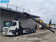 Scania P380 8X2 NL-Truck Hiab 211 Hipro Crane Lift+Lenkac