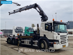 Scania P380 8X2 NL-Truck Hiab 211 Hipro Crane Lift+Lenkac