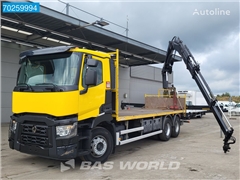 Renault C 380 6X4 Hiab 166 D-4 Hiduo Kran Crane Steelsuspe