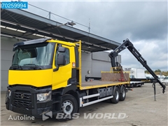 Renault C 380 6X4 Hiab 166 D-4 Hiduo Kran Crane Steelsuspe