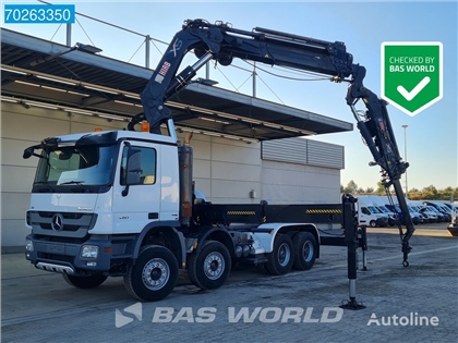 Mercedes Actros Ciągnik siodłowy Mercedes-Benz Actros 4151 8X4 Hiab 700E-7 Hipro 7 + Jib 4 Retarder Full Steel