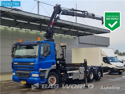 DAF CF85.410 6X2 NL-Truck Hiab 220-3 Kran Crane Lenkac