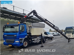 DAF CF85.410 6X2 NL-Truck Hiab 220-3 Kran Crane Lenkac