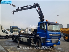 DAF CF85.410 6X2 NL-Truck Hiab 220-3 Kran Crane Lenkac