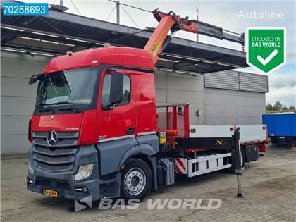 Mercedes Actros Ciężarówka burtowa Mercedes-Benz Actros 1842 4X2 NL-Truck Palfinger PK20001 Kran Crane Remote Eur