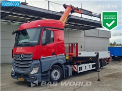 Mercedes Actros Ciężarówka burtowa Mercedes-Benz Actros 1842 4X2 NL-Truck Palfinger PK20001 Kran Crane Remote Eur