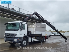 Mercedes Actros Ciężarówka burtowa Mercedes-Benz Actros 2646 6X4 Hiab 166B-3 Hiduo Retarder Big-Axle Steelsuspens