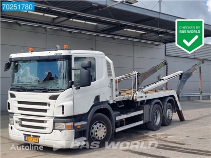 Scania P280 6X2 NL-Truck 19T HIAB skiploader Lift+Lenkach