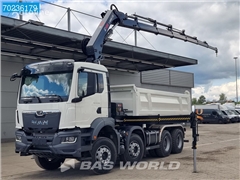 MAN TGS 41.480 8X4 Hiab X HIDUO 228-6 Kran 13m3 3-Seit