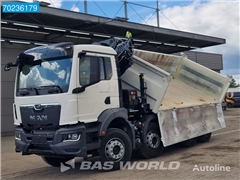 MAN TGS 41.480 8X4 Hiab X HIDUO 228-6 Kran 13m3 3-Seit