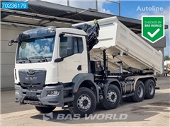 MAN TGS 41.480 8X4 Hiab X HIDUO 228-6 Kran 13m3 3-Seit