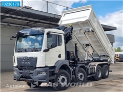 MAN TGS 41.480 8X4 Hiab X HIDUO 228-6 Kran 13m3 3-Seit