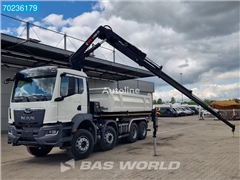 MAN TGS 41.480 8X4 Hiab X HIDUO 228-6 Kran 13m3 3-Seit