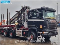 Scania R580 6X4 Holz Kran Diebolt D28 Full-Steell Extenta