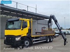 Renault C 380 6X4 Hiab 166 D-4 Hiduo Kran Crane Steelsuspe