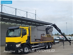 Renault C 380 6X4 Hiab 166 D-4 Hiduo Kran Crane Steelsuspe