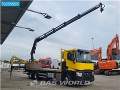 Renault C 380 6X4 Hiab 166 D-4 Hiduo Kran Crane Steelsuspe