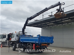 Mercedes Axor Wywrotka Mercedes-Benz Axor 1833 4X2 HIAB 111 Hiduo Kran Crane Manual Big-Axle Steelsus