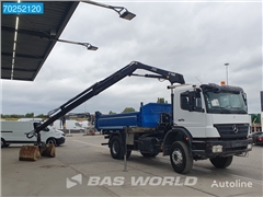 Mercedes Axor Wywrotka Mercedes-Benz Axor 1833 4X2 HIAB 111 Hiduo Kran Crane Manual Big-Axle Steelsus