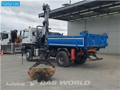 Mercedes Axor Wywrotka Mercedes-Benz Axor 1833 4X2 HIAB 111 Hiduo Kran Crane Manual Big-Axle Steelsus