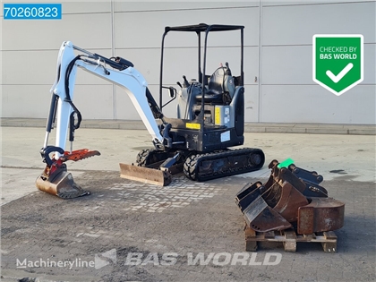 Minikoparka Bobcat E20 6x BUCKETS