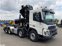 Volvo FMX 500 8x4 Euro 6 Hiab 65 Tonmeter laadkraan + Mu