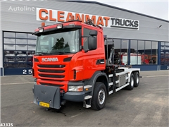 Scania G 400 6x6 HMF 16 ton/meter Z-kraan Full steel