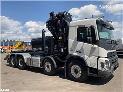 Volvo FMX 500 8x4 Euro 6 Hiab 65 Tonmeter laadkraan + Mu