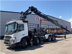 Volvo FMX 500 8x4 Euro 6 Hiab 65 Tonmeter laadkraan + Mu