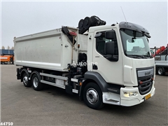 DAF FAN LF 220 Euro 6 Hiab 11 Tonmeter laadkraan Just